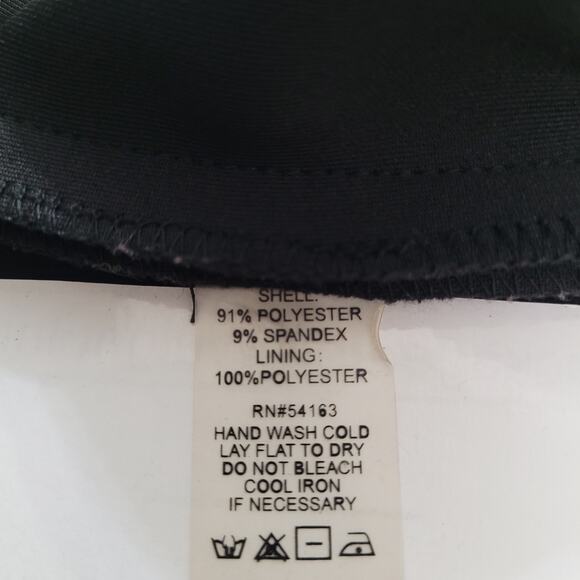 Calvin Klein Womens Ivory/Black Bedazzled Sheath Dress Size 4 Glam Chic Elegant - Picture 7 of 8